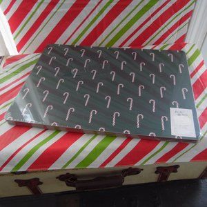 Christmas Decor 4 Candy cane place mats New